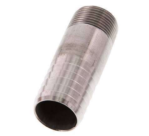 25 mm (1'') y R3/4'' Acero inoxidable 1.4571 Boquilla macho 70mm