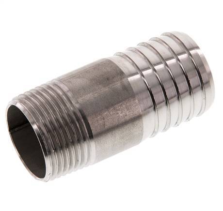 32 mm (1-1/4'') y R1'' Acero inoxidable 1.4571 Boquilla macho 70mm