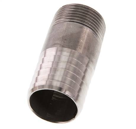 32 mm (1-1/4'') y R1'' Acero inoxidable 1.4571 Boquilla macho 70mm