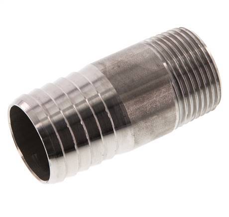 32 mm (1-1/4'') y R1'' Acero inoxidable 1.4571 Boquilla macho 70mm
