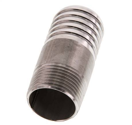 32 mm (1-1/4'') y R1'' Acero inoxidable 1.4571 Boquilla macho 70mm