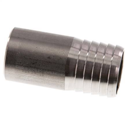 32 mm (1-1/4'') y 33,7 mm (1'') Acero inoxidable 1.4571 Extremo para soldar de la boquilla de la manguera 70mm