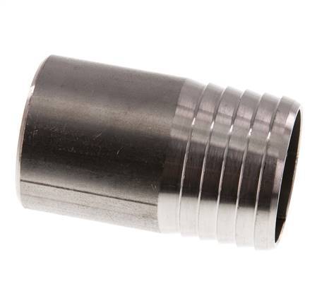 40 mm y 42,4 mm (1-1/4'') Acero inoxidable 1.4571 Extremo para soldar de la boquilla de la manguera 70mm