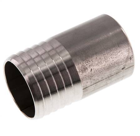 40 mm y 42,4 mm (1-1/4'') Acero inoxidable 1.4571 Extremo para soldar de la boquilla de la manguera 70mm