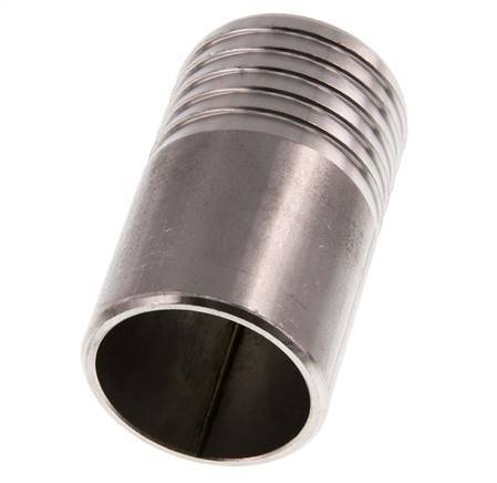 40 mm y 42,4 mm (1-1/4'') Acero inoxidable 1.4571 Extremo para soldar de la boquilla de la manguera 70mm