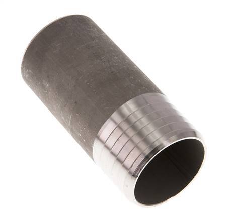 50 mm (2'') y 48,3 mm (1-1/2'') Acero inoxidable 1.4571 Extremo para soldar de la boquilla de la manguera 100mm