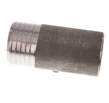 50 mm (2'') y 48,3 mm (1-1/2'') Acero inoxidable 1.4571 Extremo para soldar de la boquilla de la manguera 100mm