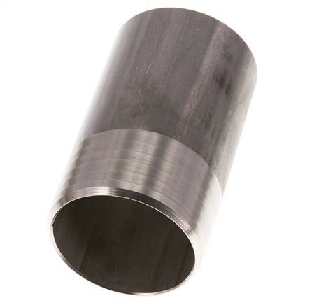 60 mm y 60,3 mm (2'') Acero inoxidable 1.4571 Extremo para soldar de la boquilla de la manguera 100mm