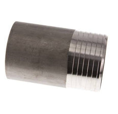 75 mm (3'') y 76,1 mm (2-1/2'') Acero inoxidable 1.4571 Extremo para soldar de la boquilla de la manguera 120mm