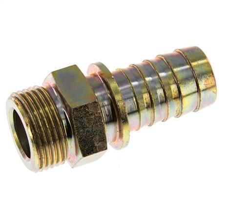 Collarines de seguridad de 25 mm (1'') y G1'' de acero con rosca macho para manguera