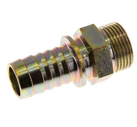 Collarines de seguridad de 25 mm (1'') y G1'' de acero con rosca macho para manguera