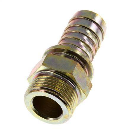 Collarines de seguridad de 25 mm (1'') y G1'' de acero con rosca macho para manguera