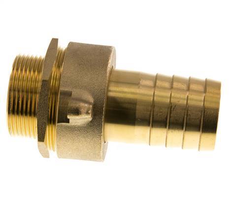 Tuerca de mariposa de latón de 38 mm (1-1/2'') y G1-1/2'' con cierre plano NBR