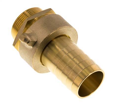 Tuerca de mariposa de latón de 38 mm (1-1/2'') y G1-1/2'' con cierre plano NBR