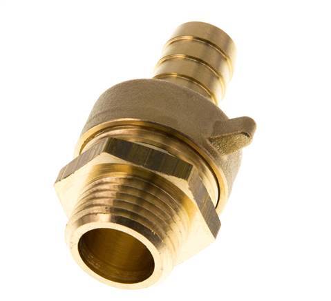 Boquilla de latón de 13 mm (1/2'') y G1/2'' Macho con junta cónica Tuerca de mariposa de NBR
