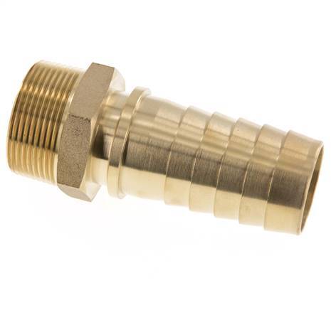 38x54 mm y R1-1/2'' Pilar de latón para manguera con rosca macho DIN EN 14423