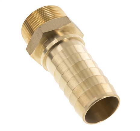 38x54 mm y R1-1/2'' Pilar de latón para manguera con rosca macho DIN EN 14423