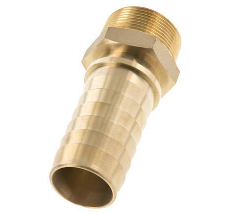 38x54 mm y R1-1/2'' Pilar de latón para manguera con rosca macho DIN EN 14423