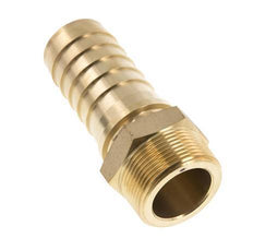 38x54 mm y R1-1/2'' Pilar de latón para manguera con rosca macho DIN EN 14423