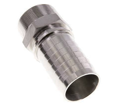 Pilar de manguera de acero inoxidable 1.4301 de 50x68 mm y R2'' con rosca macho DIN EN 14423