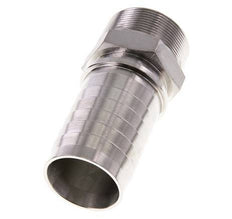 Pilar de manguera de acero inoxidable 1.4301 de 50x68 mm y R2'' con rosca macho DIN EN 14423