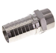 Pilar de manguera de acero inoxidable 1.4301 de 50x68 mm y R2'' con rosca macho DIN EN 14423