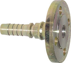 50x68 mm Pilar de manguera de acero galvanizado con brida PN 10/16/25/40 DIN EN 14423 / DIN 2826