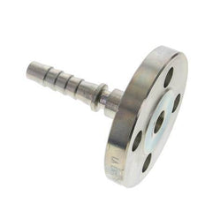 13x25 mm zink plated Steel Hose Pillar with Flange PN 10/16/25/40 DIN EN 14423 / DIN 2826