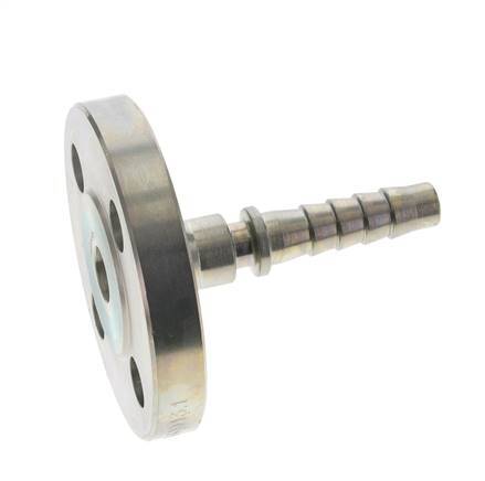 13x25 mm zink plated Steel Hose Pillar with Flange PN 10/16/25/40 DIN EN 14423 / DIN 2826