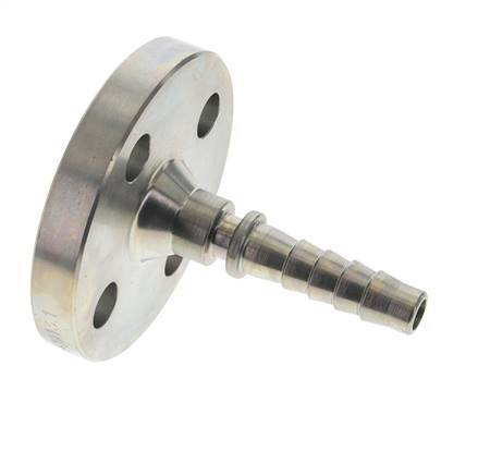 13x25 mm zink plated Steel Hose Pillar with Flange PN 10/16/25/40 DIN EN 14423 / DIN 2826