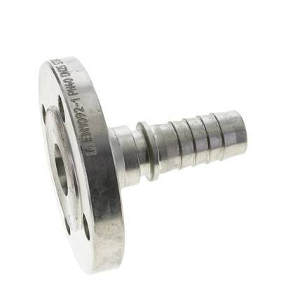 25x40 mm zink plated Steel Hose Pillar with Flange PN 10/16/25/40 DIN EN 14423 / DIN 2826