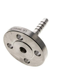 13x25 mm Pilar de manguera de acero inoxidable 1.4401 con brida PN 10/16/25/40 DIN EN 14423 / DIN 2826