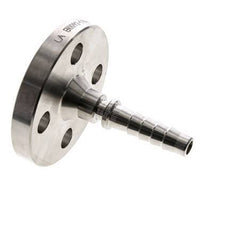 13x25 mm Pilar de manguera de acero inoxidable 1.4401 con brida PN 10/16/25/40 DIN EN 14423 / DIN 2826