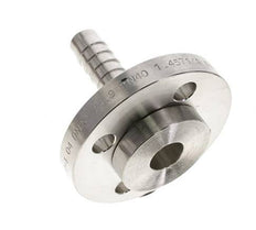 19x33 mm Stainless Steel 1.4401 Hose Pillar with Turnable Flange PN 10/16/25/40 DIN EN 14423 / DIN 2826
