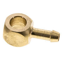 Racor banjo de latón de 6 mm (1/4'') y G1/8'' con lengüeta para manguera [2 piezas]