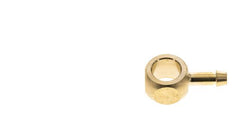 Racor banjo de latón de 6 mm (1/4'') y G1/4'' con lengüeta para manguera [2 piezas]