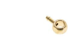 Racor banjo de latón de 6 mm (1/4'') y G1/4'' con lengüeta para manguera [2 piezas]