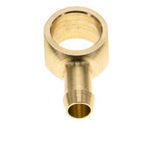 Racor banjo de latón de 9 mm (3/8'') y G3/8'' con lengüeta para manguera