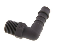 Codo para manguera de 9 mm (3/8'') y R1/4'' PA 6 con rosca macho [10 piezas]