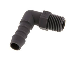 Codo para manguera de 9 mm (3/8'') y R1/4'' PA 6 con rosca macho [10 piezas]