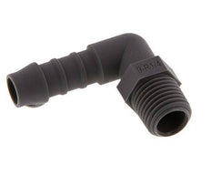 Codo para manguera de 9 mm (3/8'') y R1/4'' PA 6 con rosca macho [10 piezas]