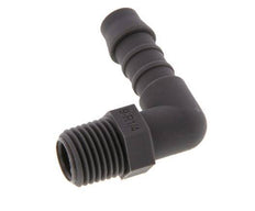 Codo para manguera de 9 mm (3/8'') y R1/4'' PA 6 con rosca macho [10 piezas]
