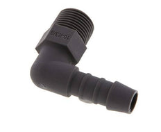 Codo de manguera de 10 mm y R3/8'' PA 6 con rosca macho [10 piezas]