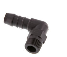 Codo de manguera de 12 mm y R3/8'' PA 6 con rosca macho [5 piezas]