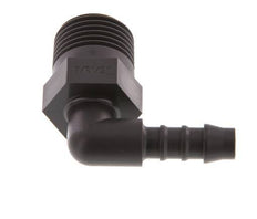 Codo de manguera de 8 mm (5/16'') y R1/2'' PA 6 con rosca macho [5 piezas]