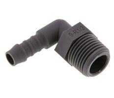 Codo para manguera de 9 mm (3/8'') y R1/2'' PA 6 con rosca macho [5 piezas]