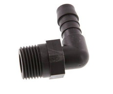 Codo de manguera de 12 mm y R1/2'' PA 6 con rosca macho [5 piezas]