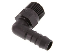 Codo de manguera de 12 mm y R1/2'' PA 6 con rosca macho [5 piezas]