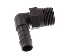 Codo de manguera de 12 mm y R1/2'' PA 6 con rosca macho [5 piezas]