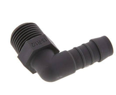 Codo de manguera de 13 mm (1/2'') y R1/2'' PA 6 con rosca macho [5 piezas]